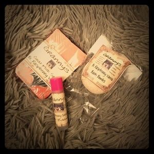 Grannys Goat Milk Soap, Bath Bomb and Lip Balm